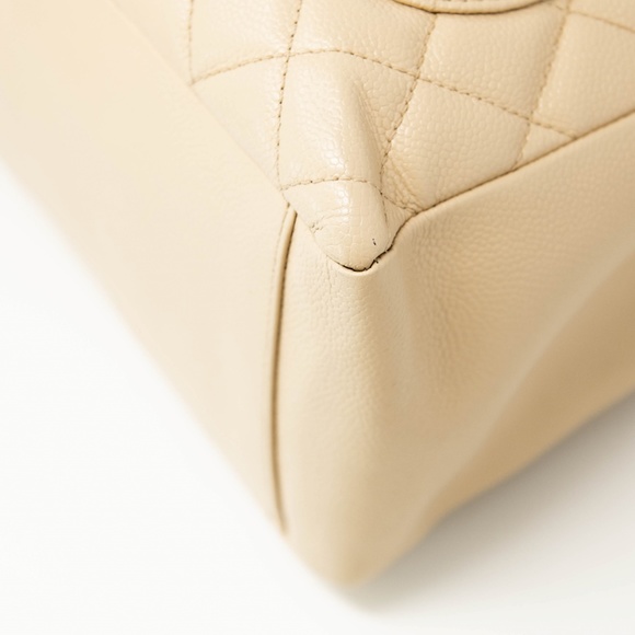 Chanel Caviar GST Grand Shopping Tote Bag Beige - Picture 8 of 14